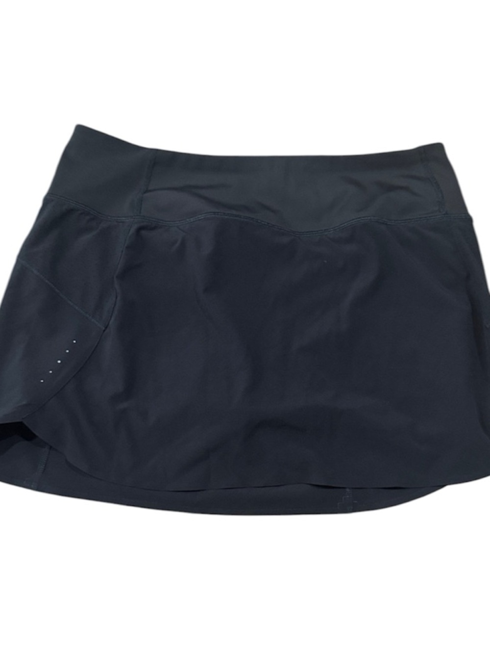 Athleta Run With It 14” Black Skort Size M Athletic Tennis Golf Skirt Shorts - Picture 2 of 8